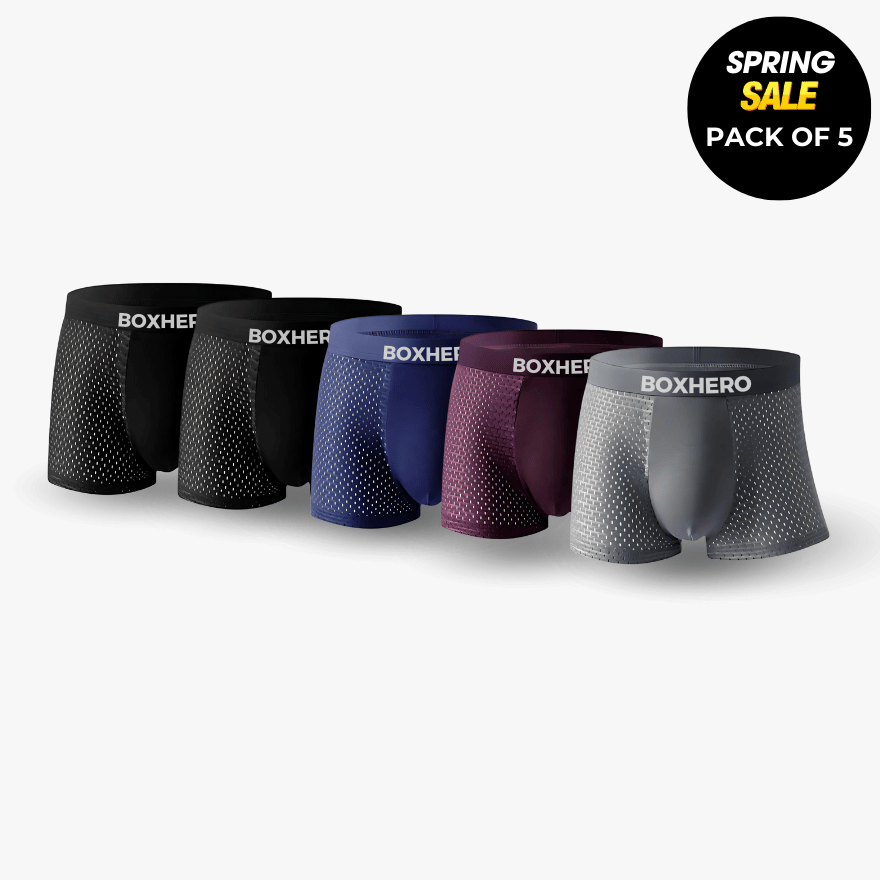 BAMBOO FIBRE BOXER SHORTS - FOR ALL-DAY COMFORT