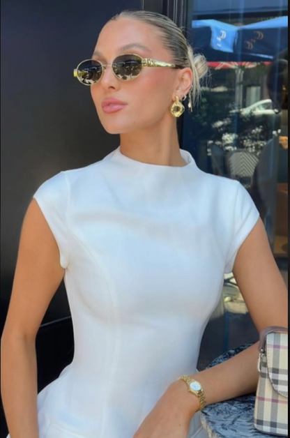 Trendy Metal Sunglasses