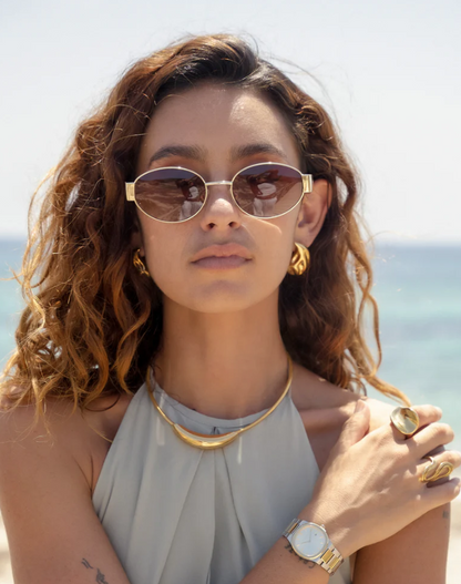 Trendy Metal Sunglasses