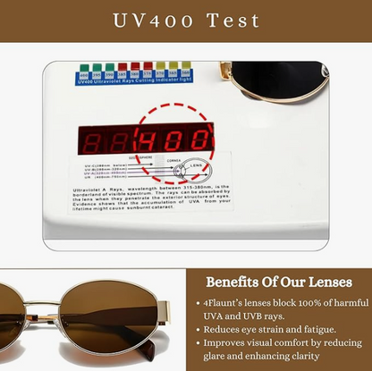 Trendy Metal Sunglasses
