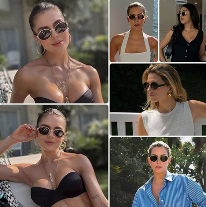 Trendy Metal Sunglasses