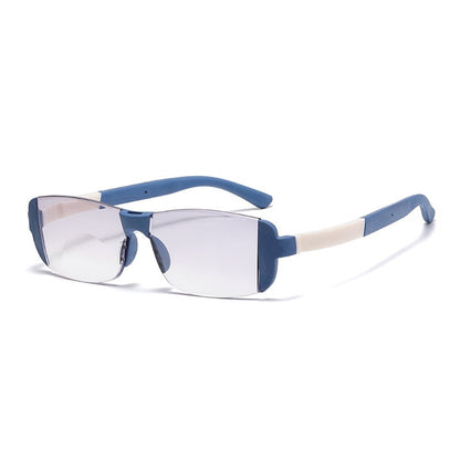 Anti-Blue Light  Rimless Reading Glasses Bifocal Presbyopia Glasses