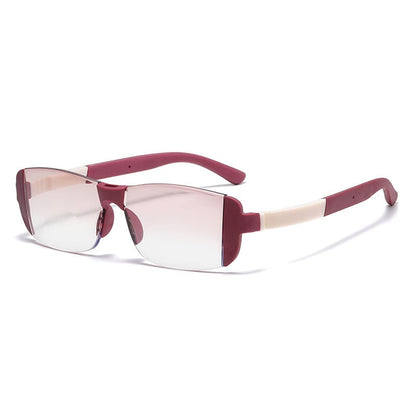 Anti-Blue Light  Rimless Reading Glasses Bifocal Presbyopia Glasses