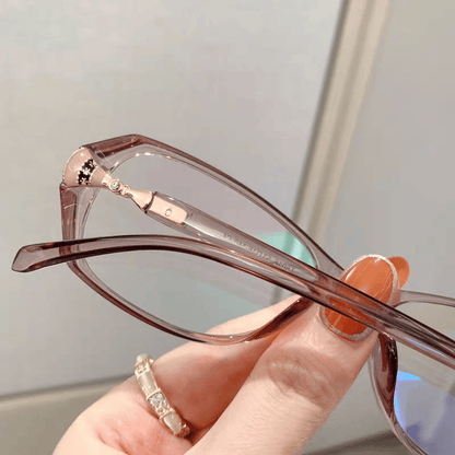 WOMEN'S SEXY ANTI-BLUE LIGHT  SHELL DECORATION READING GLASSES