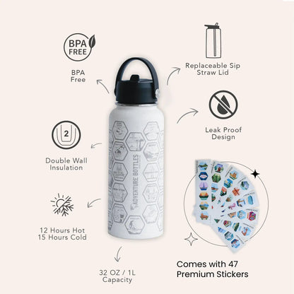 Adventure Bottle + Stickers