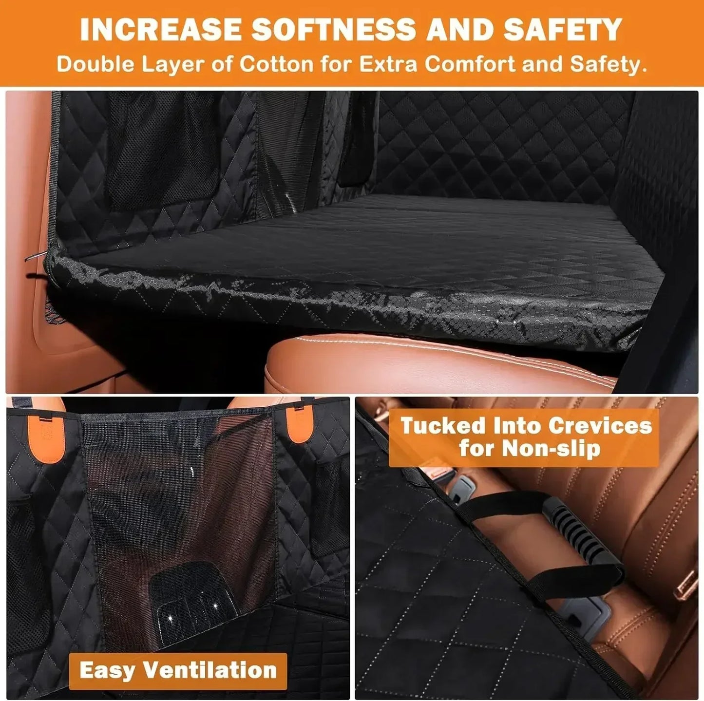 Hard Bottom Dog Car Seat Protector