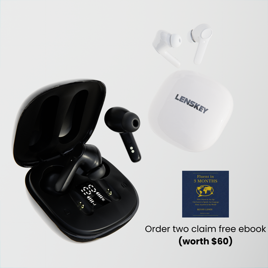 Lenskey™  AI Translation Earbuds