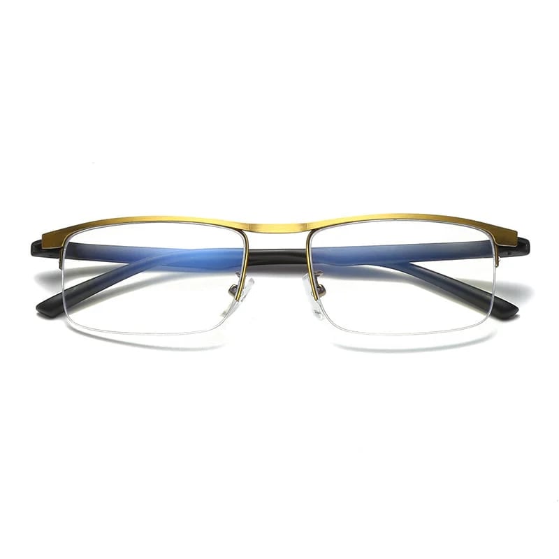 Light Luxury Multifocus Color Changing Anti-Blue Light Reading Glasses