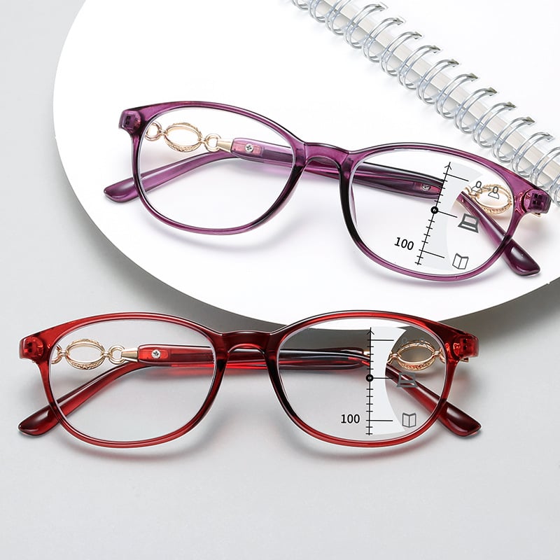 PROGRESSIVE MULTI-FOCUS ANTI-BLUE READING GLASSES FOR WOMEN