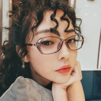 WOMEN'S SEXY ANTI-BLUE LIGHT  SHELL DECORATION READING GLASSES