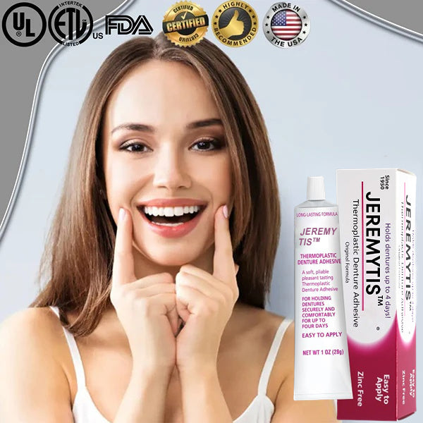 ⏰[Official Brand Store 24-Hours Promotion Buy 1 Get 2 Free] JEREMYTIS™ Thermoplastic Denture Adhesive
